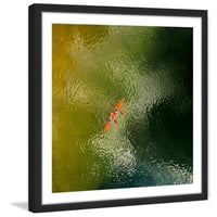 Marmont Hill Orange kajak od Karolis Janulis uokviren slikarski umjetnički tisak, 24.0 1.5